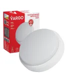 LED Светильник VARGO ЖКХ 20W 5000K круг IP54 з датчиком руху AC165-265V, 175*175*55мм (V-115725)
